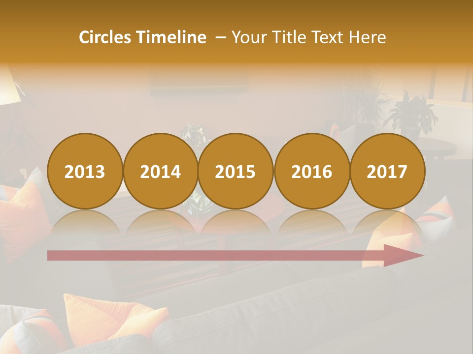 Living Room Furniture Designs PowerPoint Template