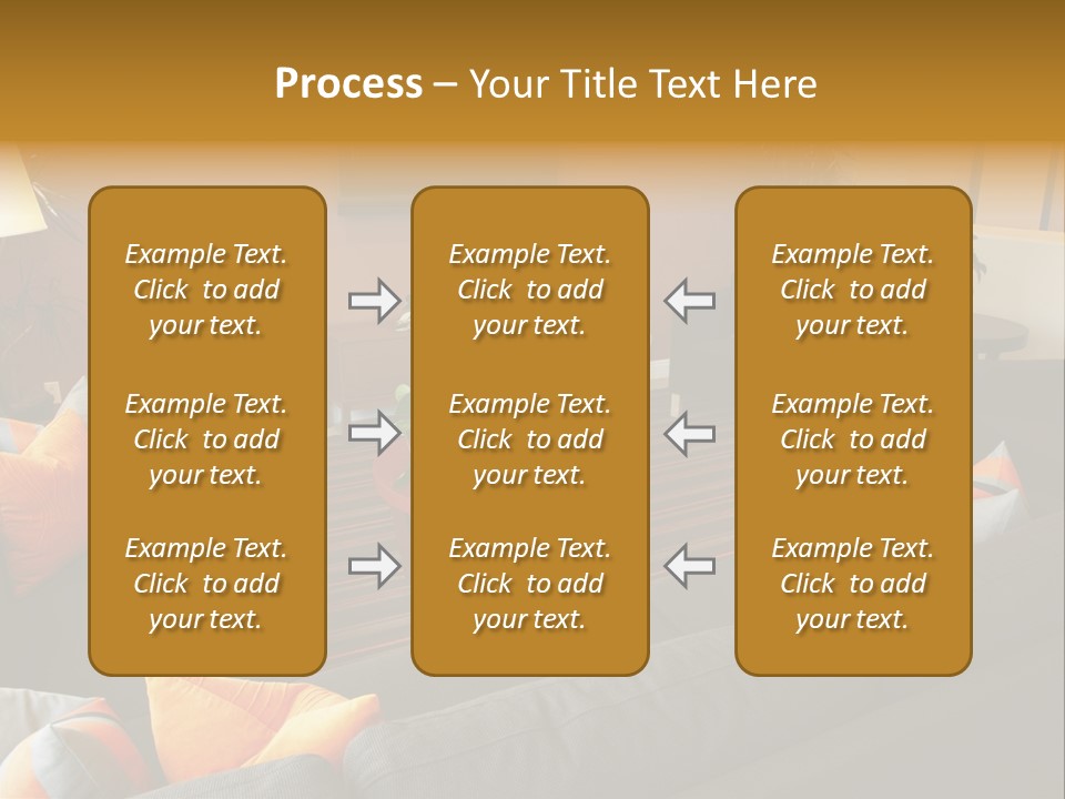 Living Room Furniture Designs PowerPoint Template