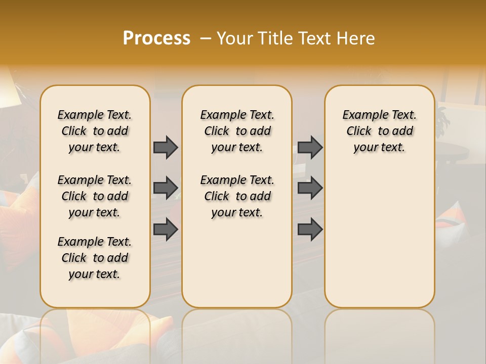 Living Room Furniture Designs PowerPoint Template