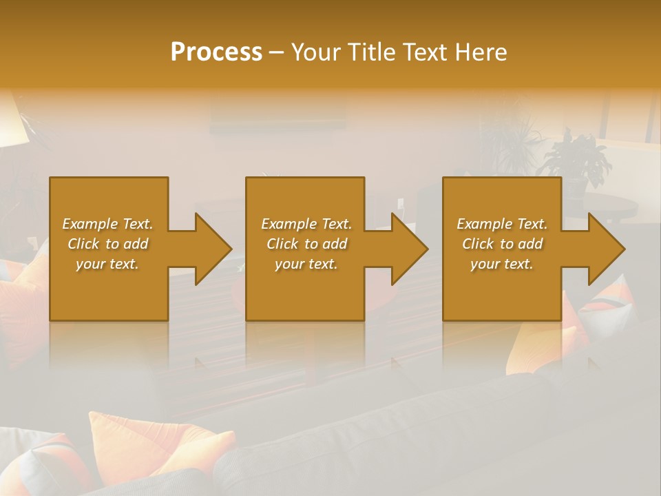 Living Room Furniture Designs PowerPoint Template