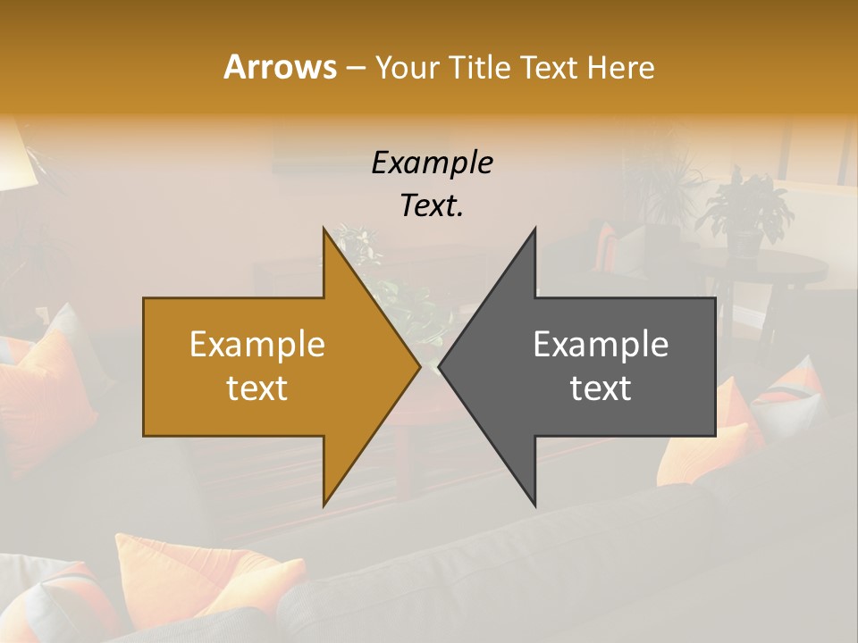 Living Room Furniture Designs PowerPoint Template