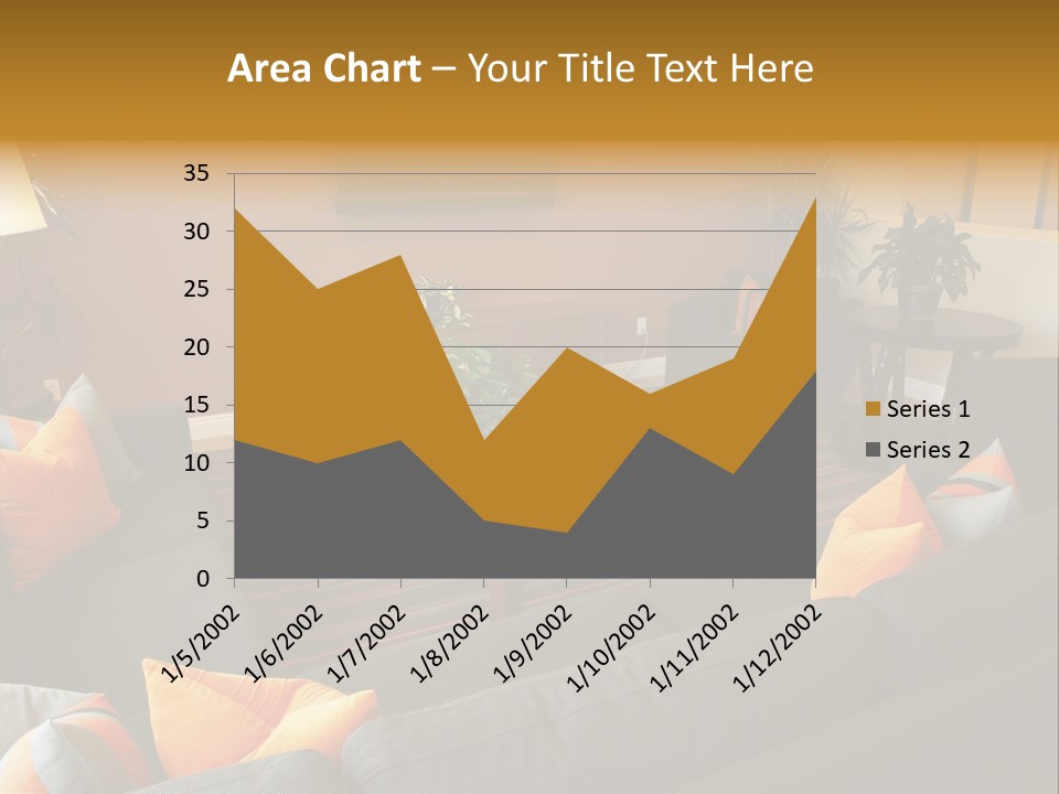 Living Room Furniture Designs PowerPoint Template