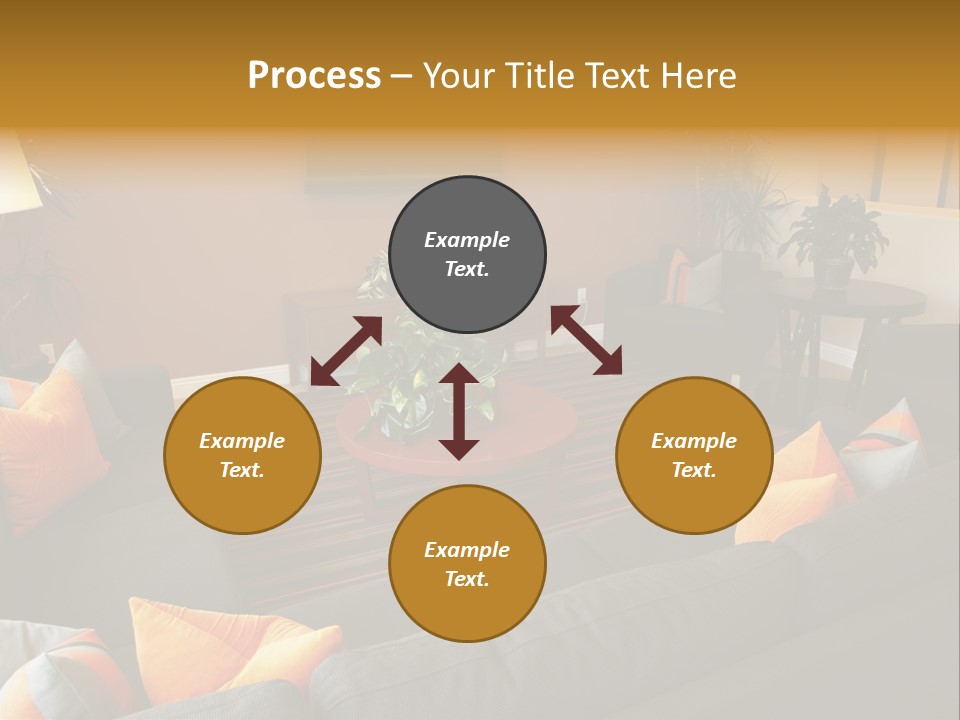 Living Room Furniture Designs PowerPoint Template