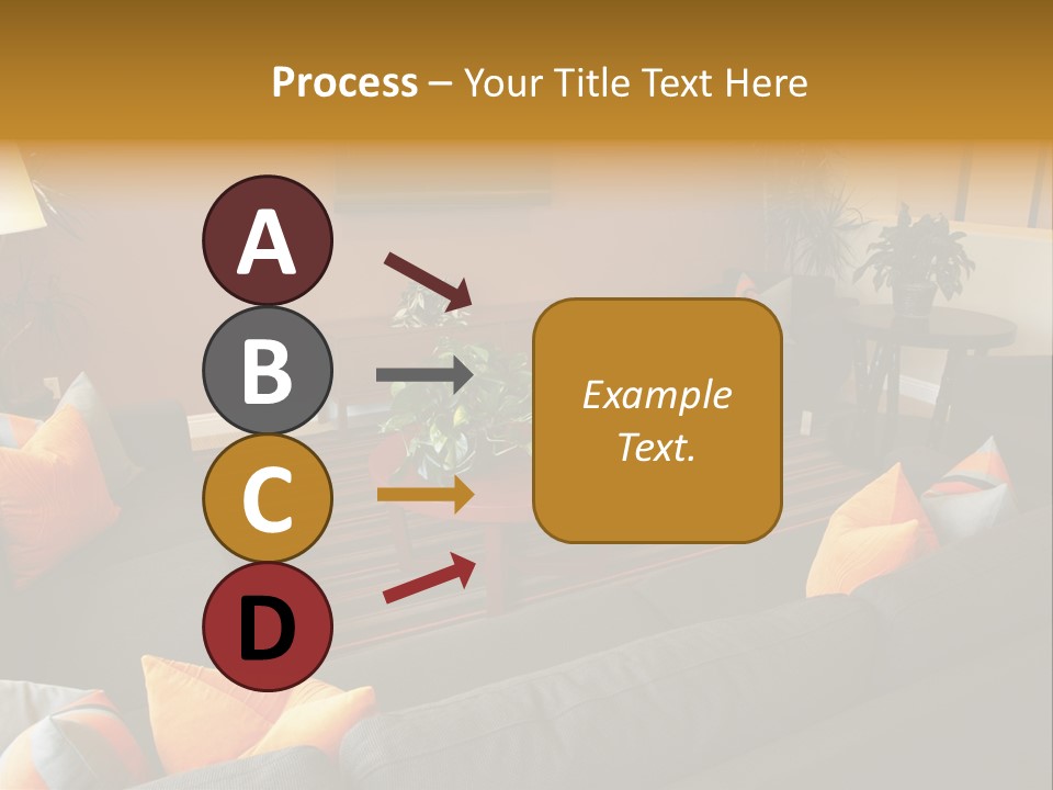 Living Room Furniture Designs PowerPoint Template