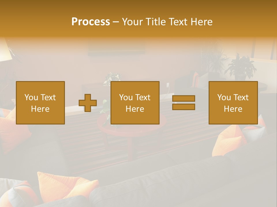 Living Room Furniture Designs PowerPoint Template