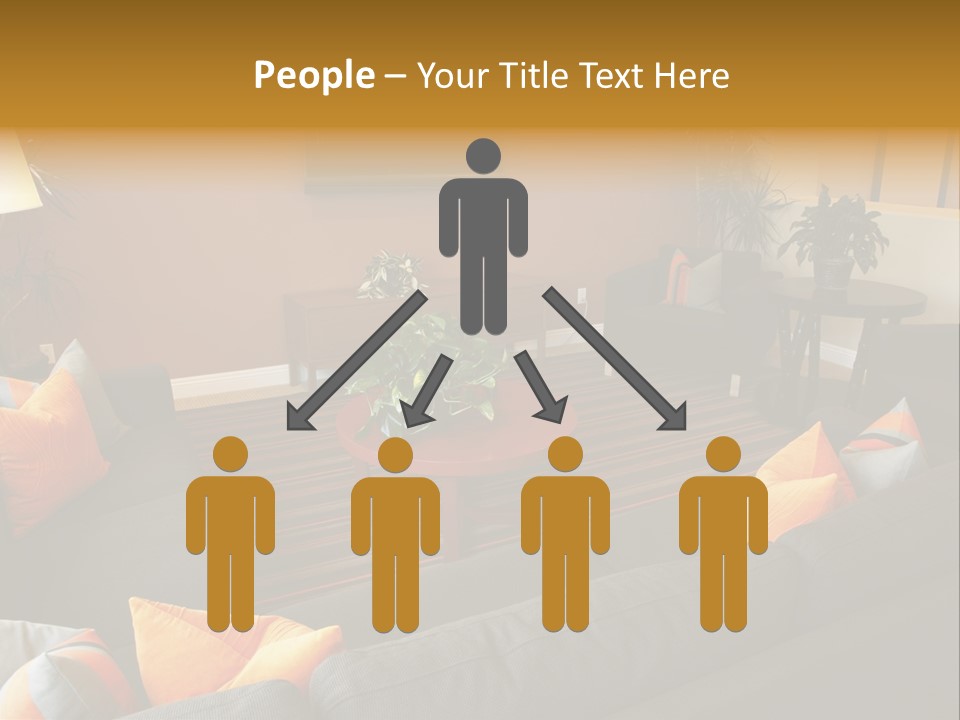 Living Room Furniture Designs PowerPoint Template