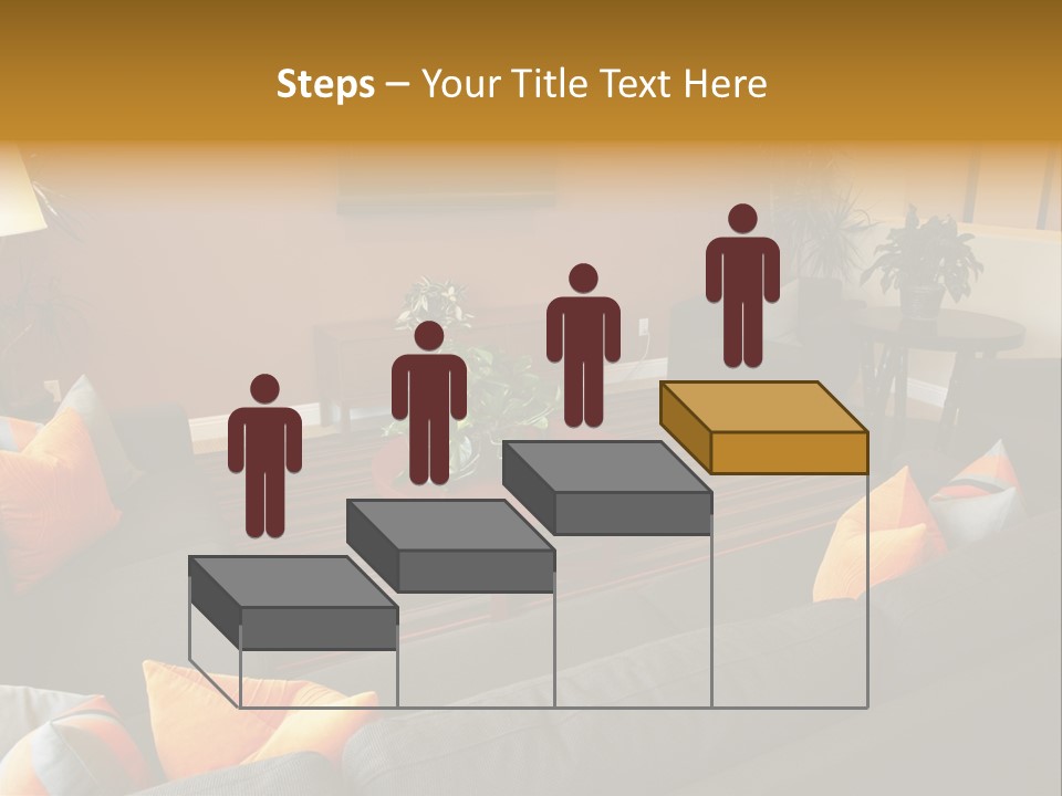 Living Room Furniture Designs PowerPoint Template