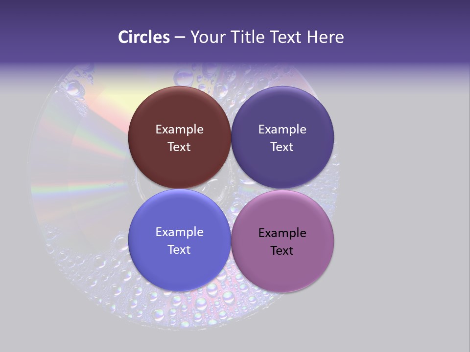 Cd Water PowerPoint Template