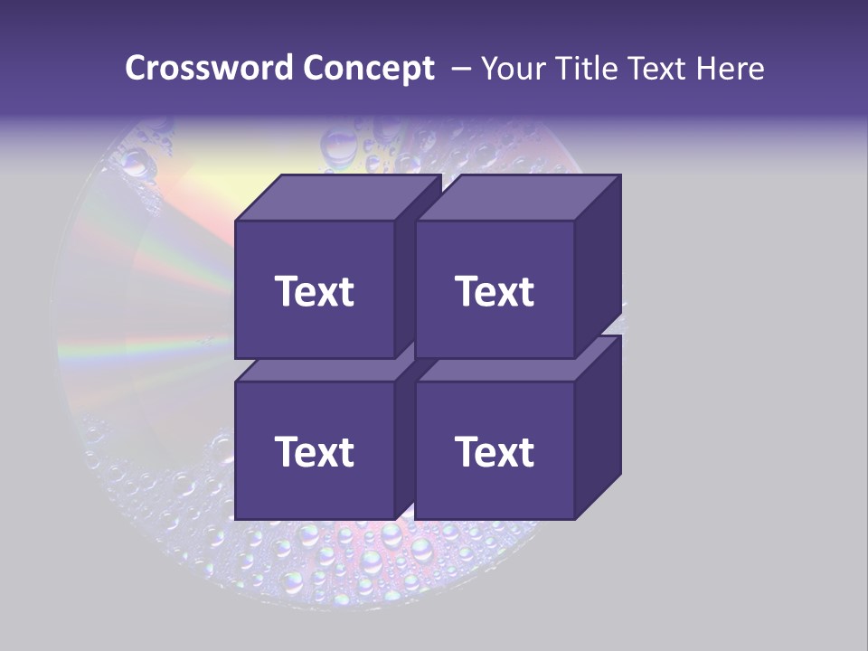 Cd Water PowerPoint Template