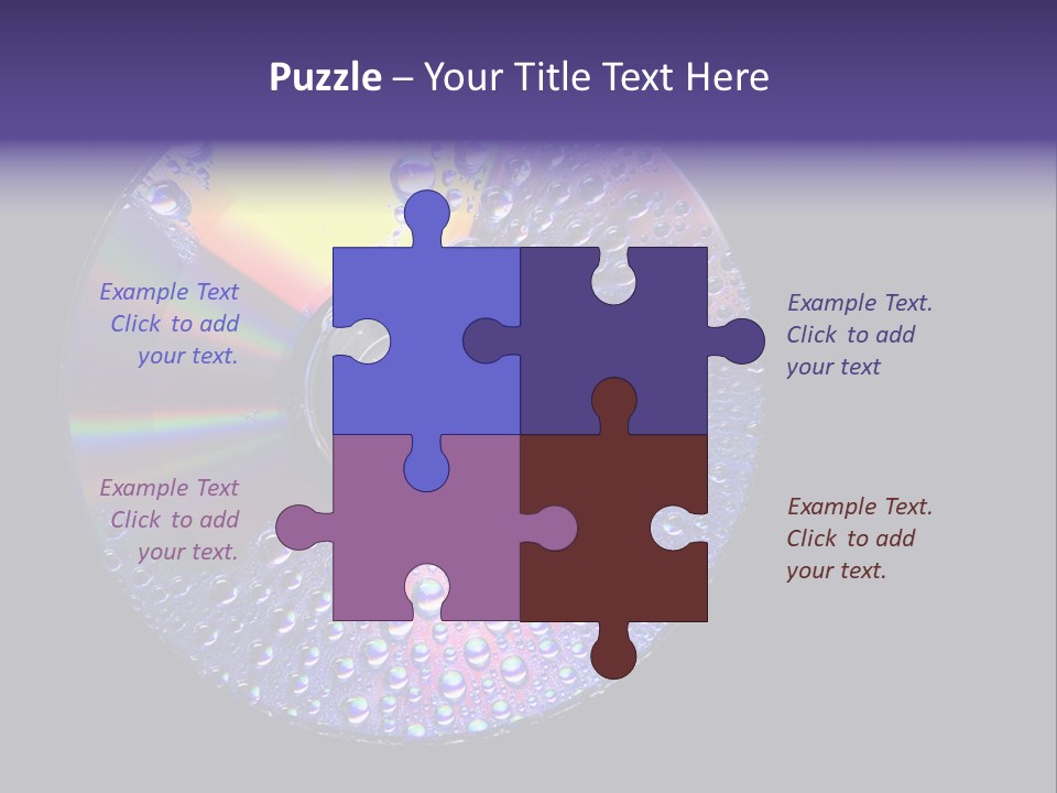 Cd Water PowerPoint Template