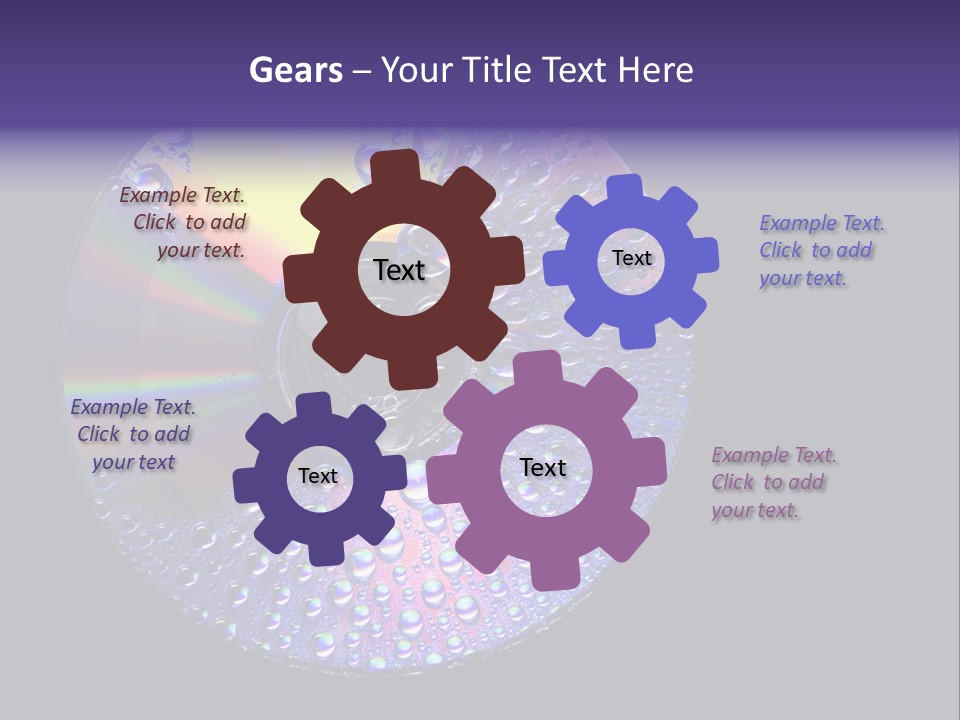 Cd Water PowerPoint Template