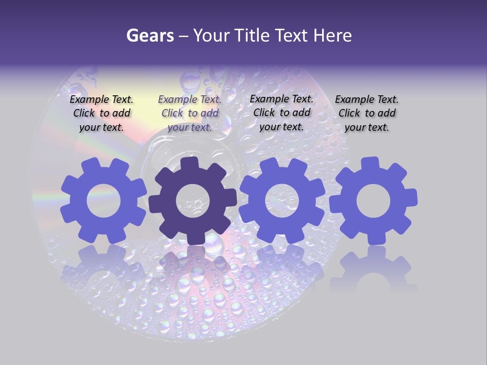 Cd Water PowerPoint Template