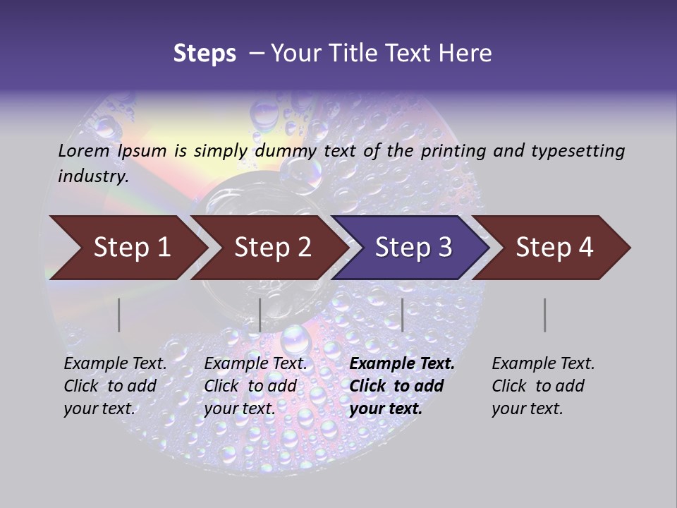 Cd Water PowerPoint Template