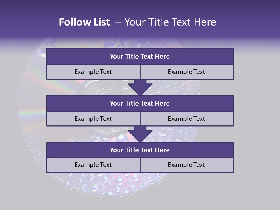 Cd Water PowerPoint Template
