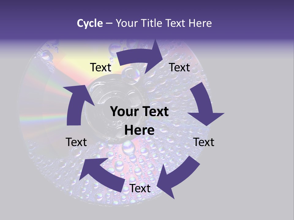 Cd Water PowerPoint Template