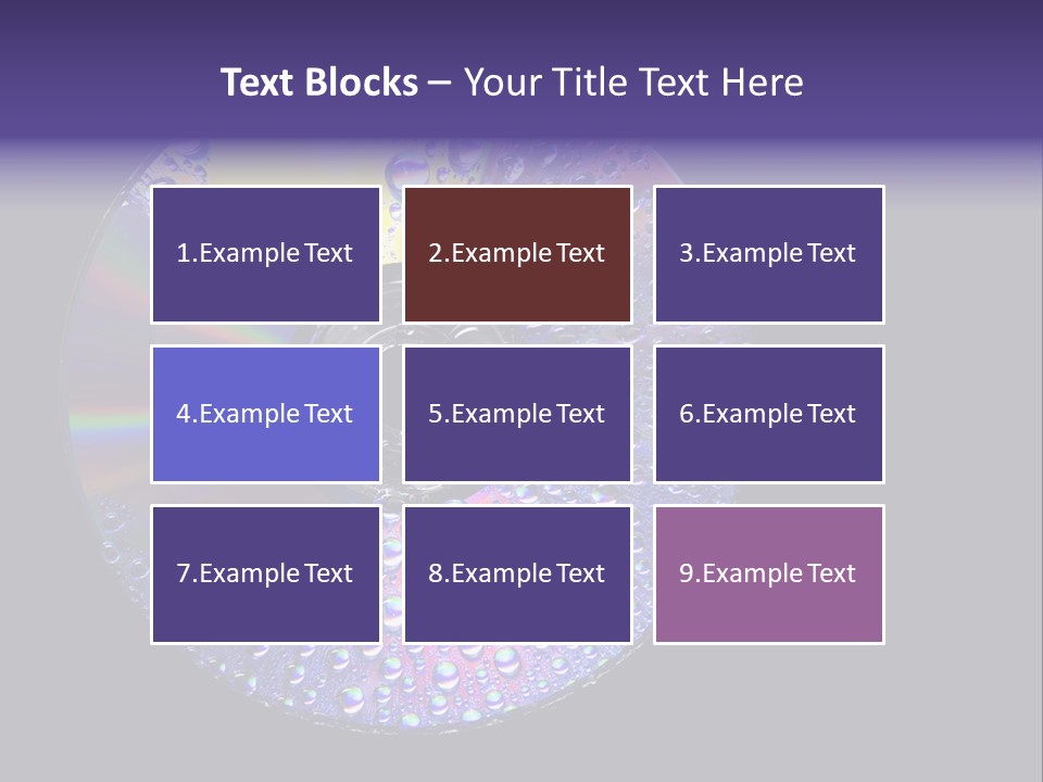 Cd Water PowerPoint Template