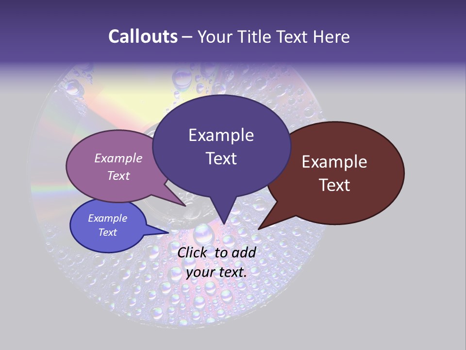 Cd Water PowerPoint Template