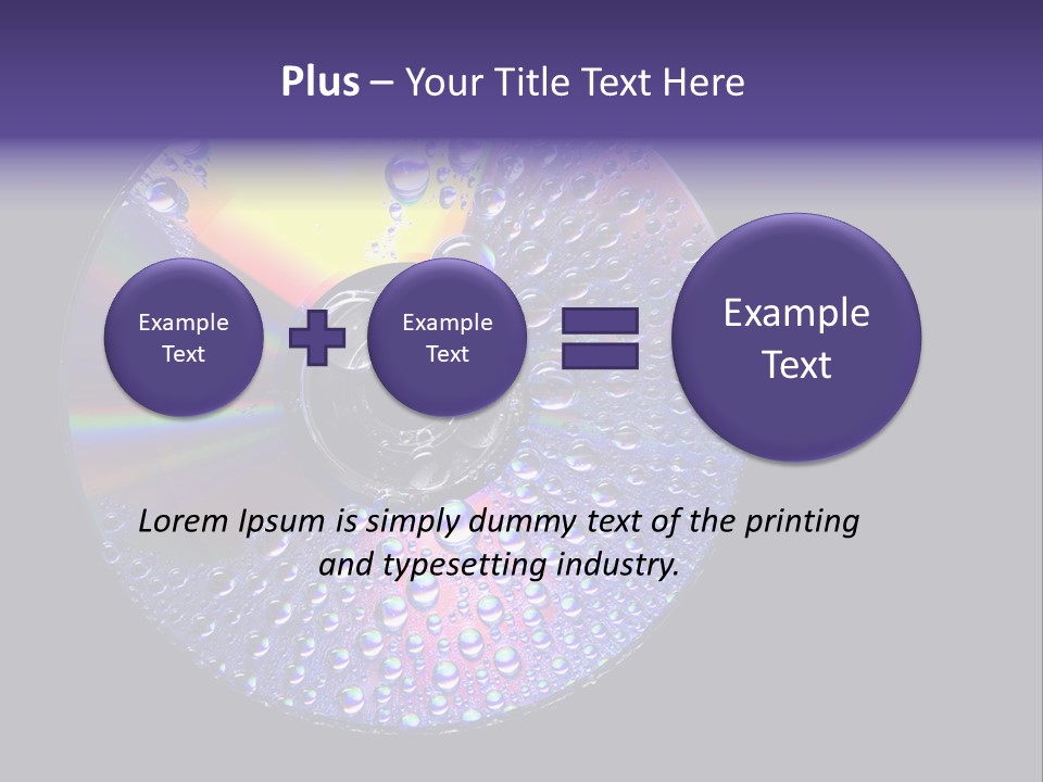 Cd Water PowerPoint Template