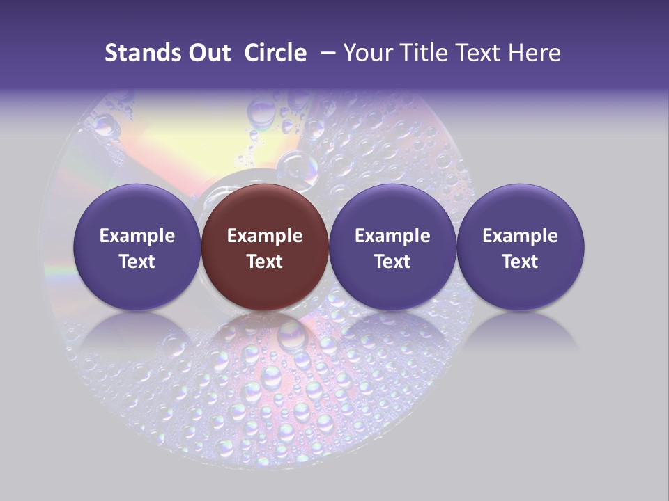 Cd Water PowerPoint Template