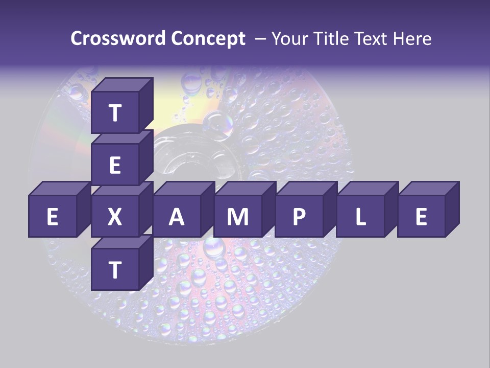 Cd Water PowerPoint Template