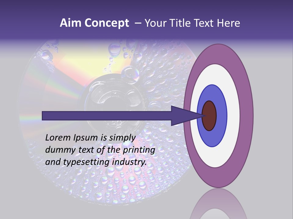 Cd Water PowerPoint Template