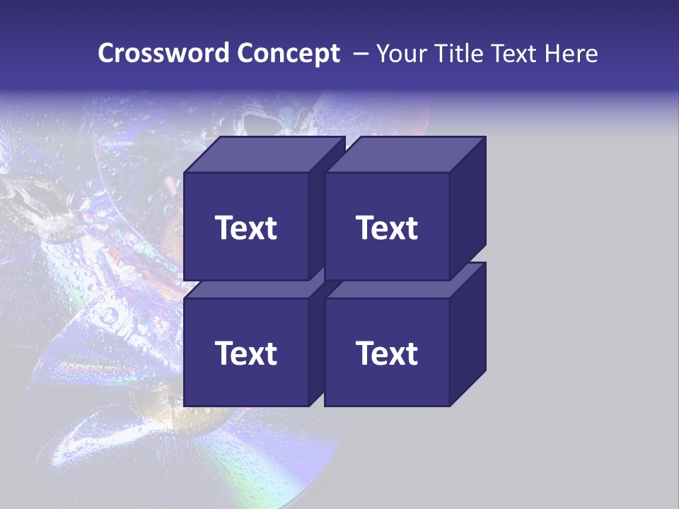 Drop Medium Colour PowerPoint Template