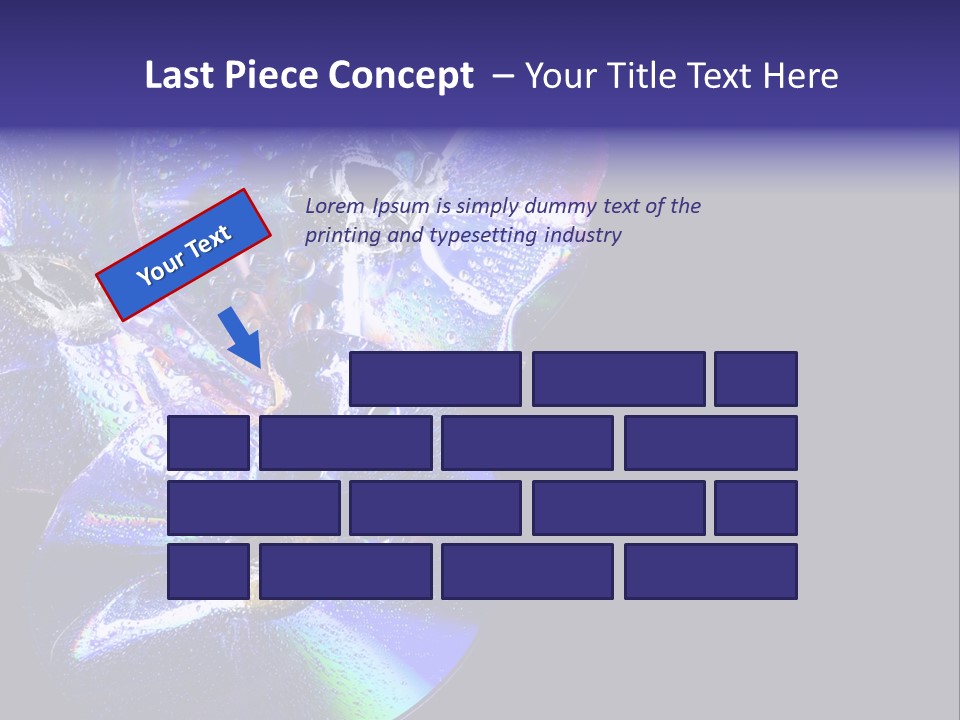 Drop Medium Colour PowerPoint Template