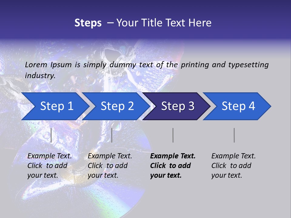 Drop Medium Colour PowerPoint Template