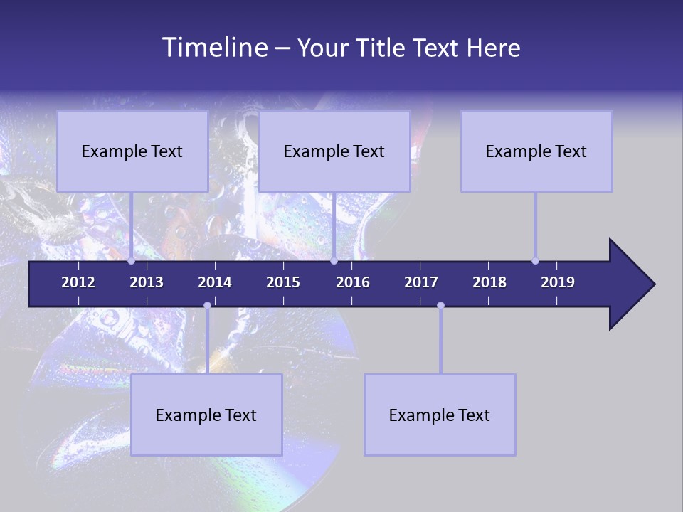 Drop Medium Colour PowerPoint Template