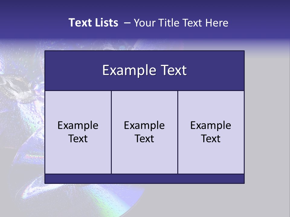 Drop Medium Colour PowerPoint Template