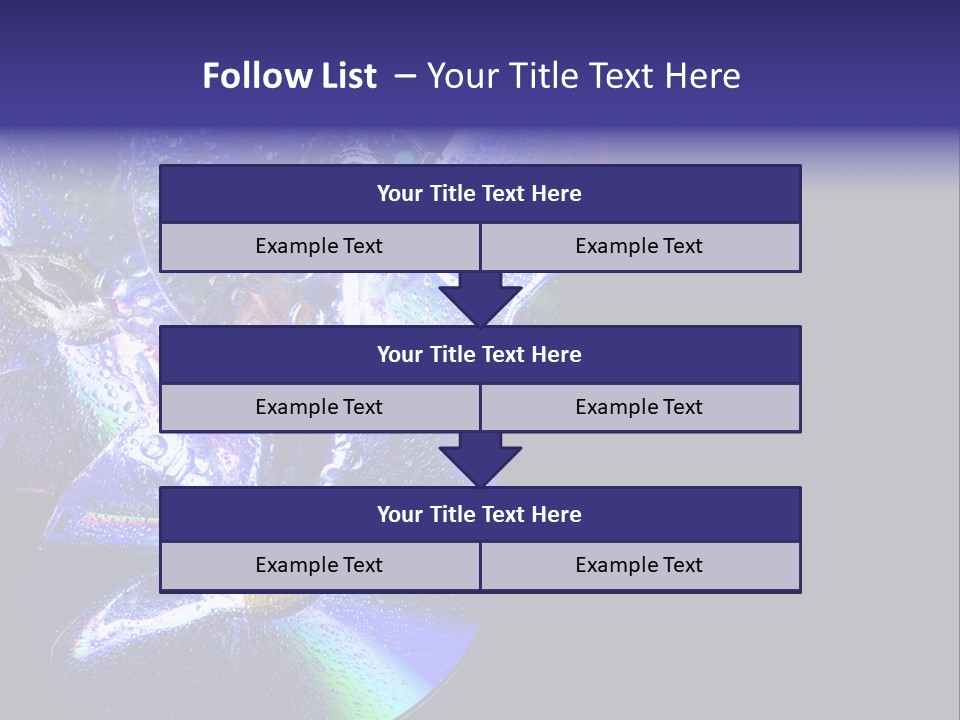 Drop Medium Colour PowerPoint Template