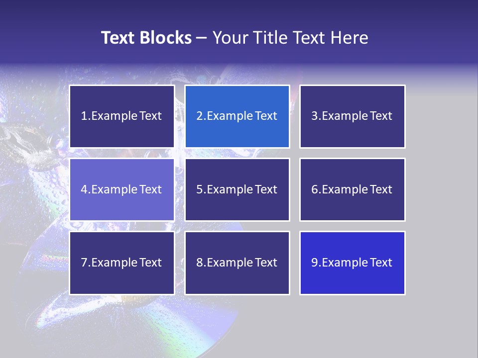 Drop Medium Colour PowerPoint Template