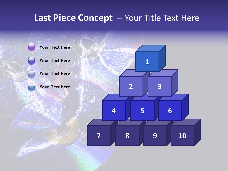 Drop Medium Colour PowerPoint Template