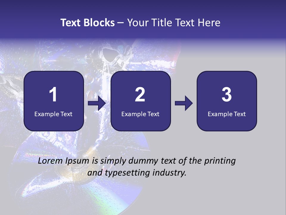 Drop Medium Colour PowerPoint Template