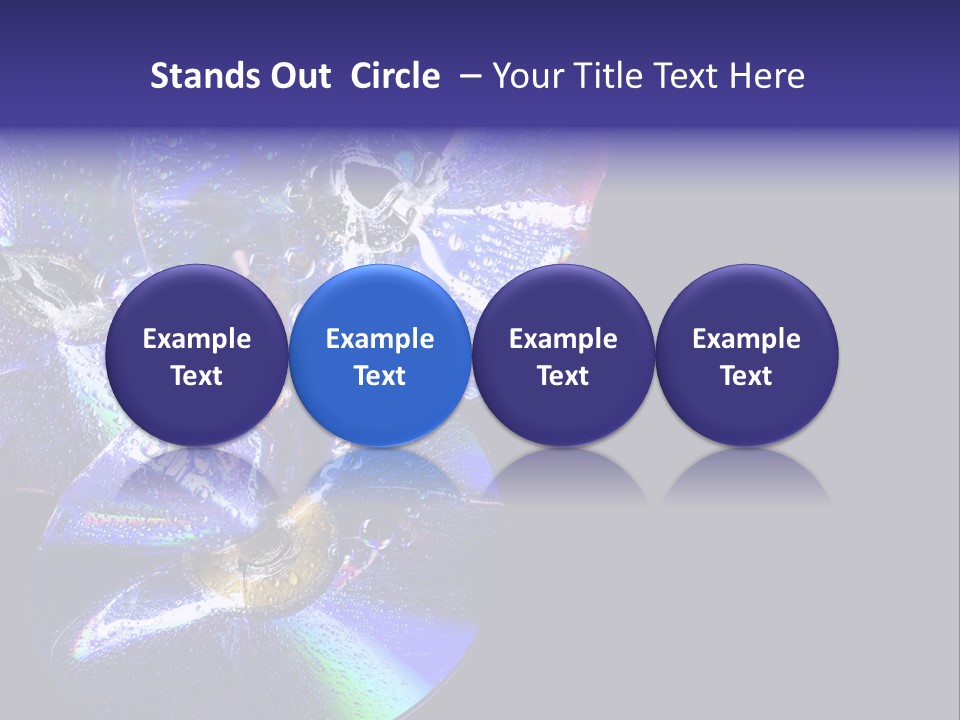 Drop Medium Colour PowerPoint Template