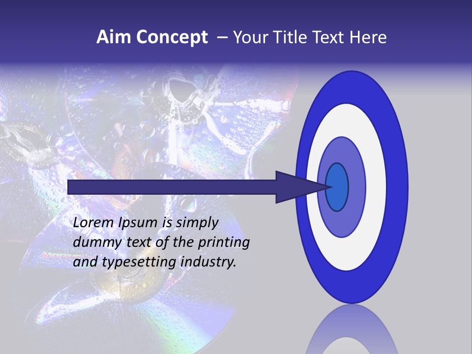 Drop Medium Colour PowerPoint Template