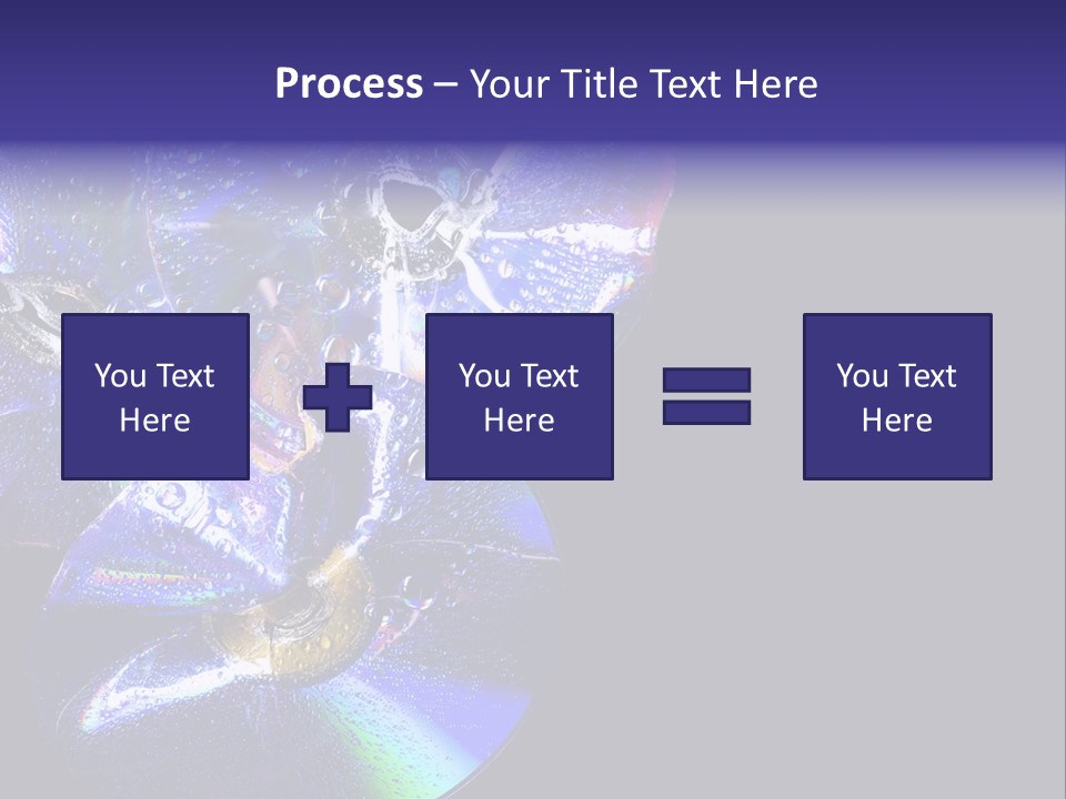 Drop Medium Colour PowerPoint Template