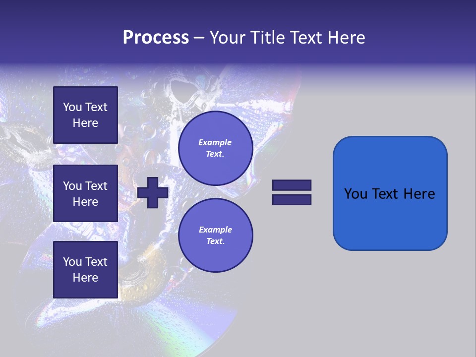 Drop Medium Colour PowerPoint Template