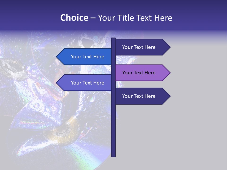 Drop Medium Colour PowerPoint Template