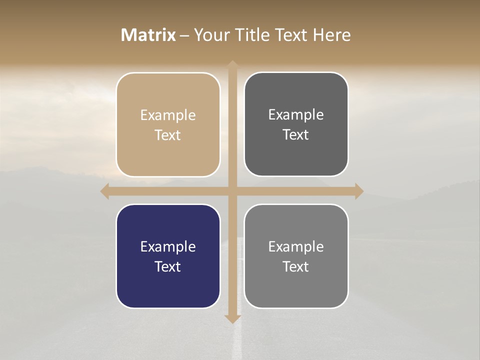 Misty Road PowerPoint Template