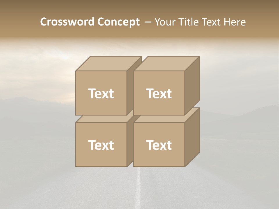 Misty Road PowerPoint Template
