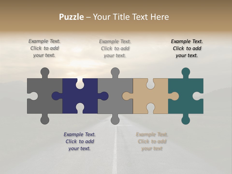 Misty Road PowerPoint Template