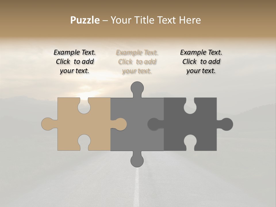 Misty Road PowerPoint Template