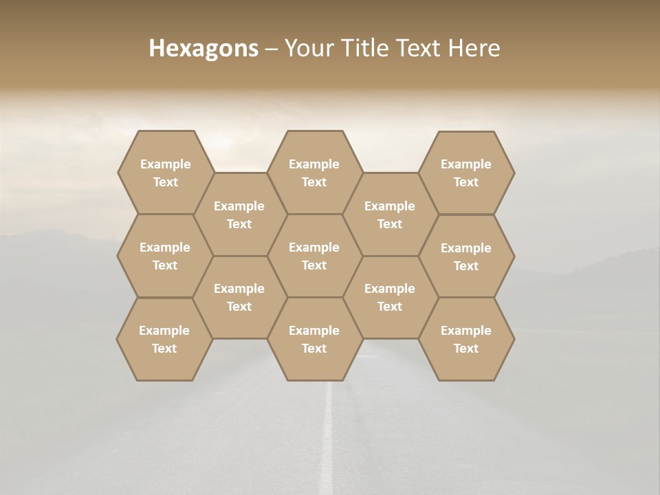 Misty Road PowerPoint Template