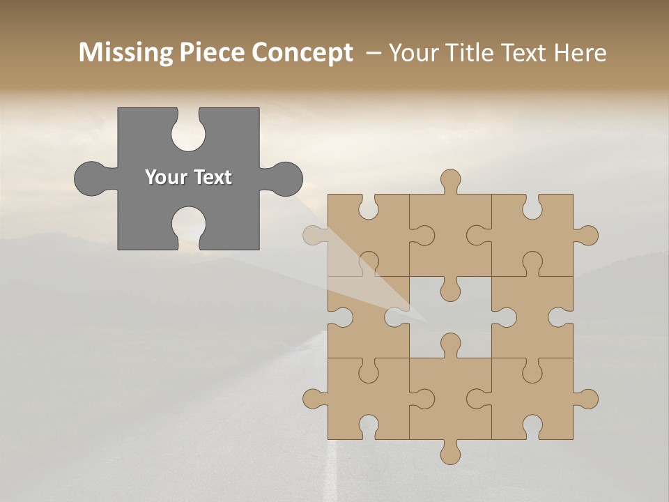 Misty Road PowerPoint Template