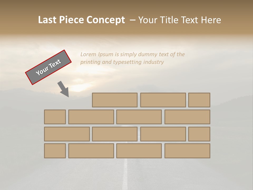 Misty Road PowerPoint Template