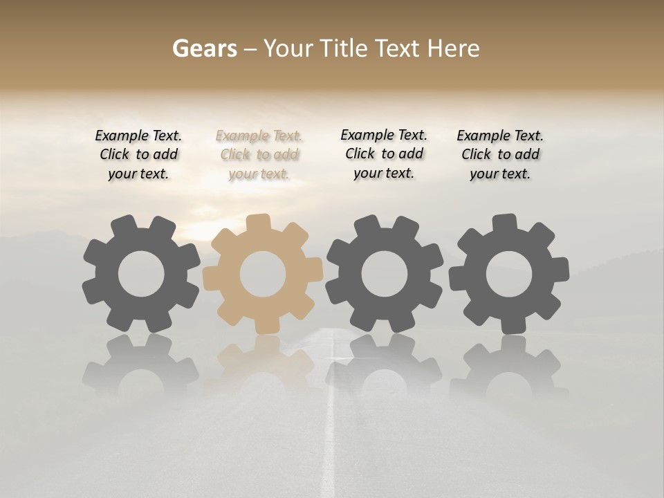 Misty Road PowerPoint Template