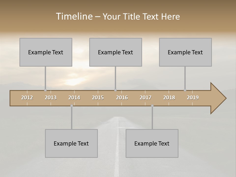 Misty Road PowerPoint Template