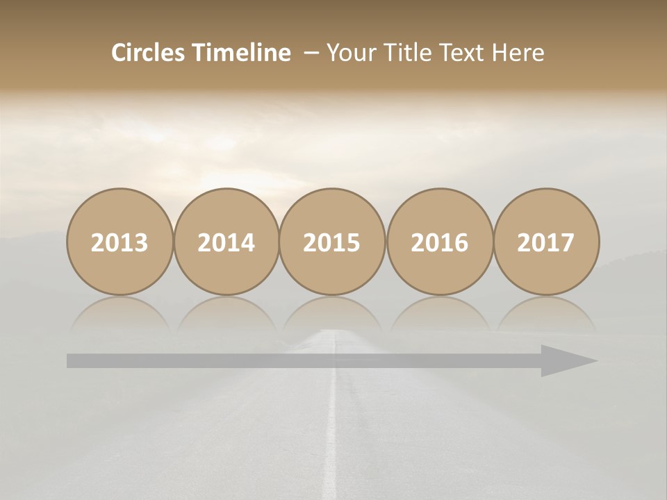 Misty Road PowerPoint Template