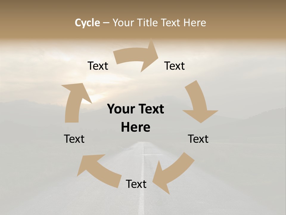 Misty Road PowerPoint Template